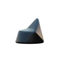 stone 3d rendering icon illustration png