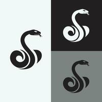 serpiente logo, animal icono, vector ilustración