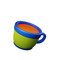 mug 3d rendering icon illustration png