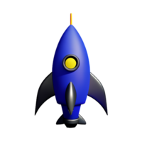 astronave 3d representación icono ilustración png