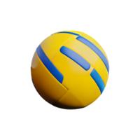 pallavolo 3d interpretazione icona illustrazione png