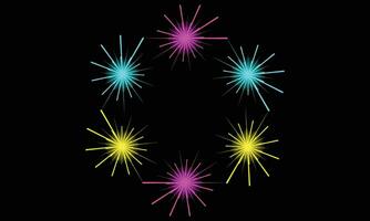 fire cracker light illustration vector