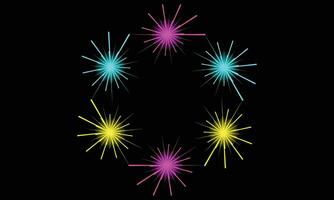 fire cracker light illustration vector