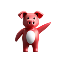 porc 3d le rendu icône illustration png