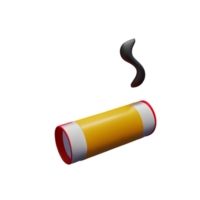 cigarette 3d rendering icon illustration png