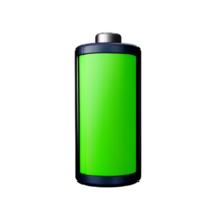 battery 3d rendering icon illustration png