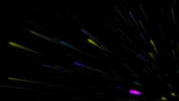 vj abstract laser licht kleurrijk gloeiend neon lijnen achtergrond. video ultra 4k