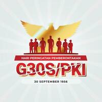 movement of 30 september pki vector