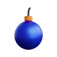 bomb 3d rendering icon illustration png