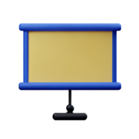 board 3d rendering icon illustration png