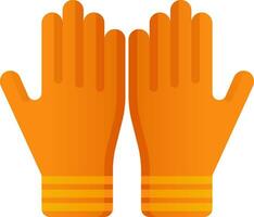 Gloves icon vector in winter season. Gloves design as an icon, symbol, winter or Christmas celebration. Gloves icon in graphic resource for cold season design. Winter clothes to keep the body warm