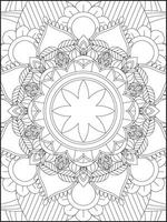 mándala niños colorante paginas mandala colorante paginas adultos colorante paginas colorante página vector