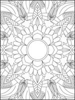 mándala niños colorante paginas mandala colorante paginas adultos colorante paginas colorante página vector