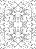 Mandala. kids coloring pages. Mandala coloring pages. adults coloring pages. coloring page vector