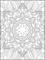 mándala niños colorante paginas mandala colorante paginas adultos colorante paginas colorante página vector