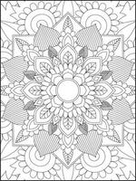 Mandala. kids coloring pages. Mandala coloring pages. adults coloring pages. coloring page vector