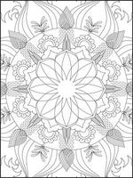 Mandala. kids coloring pages. Mandala coloring pages. adults coloring pages. coloring page vector