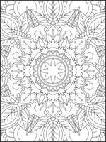 Mandala. kids coloring pages. Mandala coloring pages. adults coloring pages. coloring page vector
