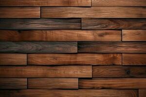 A wooden wall with a dark brown stain, close up of a wood wall with a dark background photo