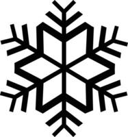 Snowflake winter vector icon. Snow falling symbol. Ice flack sign. Winter element. Pattern cold crystal