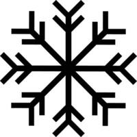 Snowflake winter vector icon. Snow falling symbol. Ice flack sign. Winter element. Pattern cold crystal