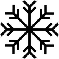 Snowflake winter vector icon. Snow falling symbol. Ice flack sign. Winter element. Pattern cold crystal