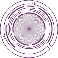 circulo enfocar lazo ilimitado vector