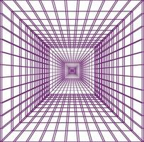 Square futuristic technology loop zoom vector