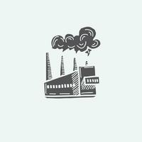 CO2 emission logo vector