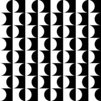 Black and white geometric pattern background use for background design, print, social networks, packaging, textile, web, cover, banner and etc. vector