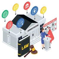 Law Making Isometric Composition vector