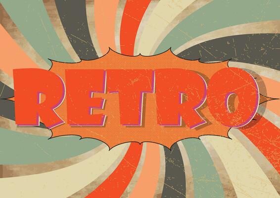 Line in style of 70s-90s.Classic Vintage Retro Rays Background.Abstract retro,Sunbeam,geometric pattern, Funky Hippie,Classic Vintage Retro Rays Background.