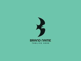 bird logo design vector