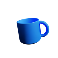 caneca 3d Renderização ícone ilustração png