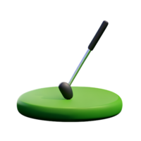 golf 3d interpretazione icona illustrazione png