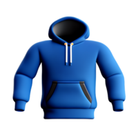 sweat à capuche 3d le rendu icône illustration png