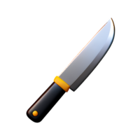 cuchillo 3d representación icono ilustración png