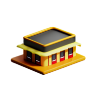 Restaurant 3d Rendern Symbol Illustration png