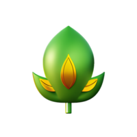 lotus 3d tolkning ikon illustration png