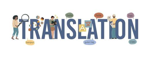 Translation Service Text Composition vector