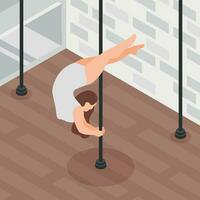 Pole Dancing Background vector