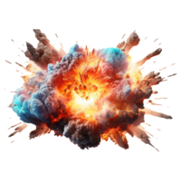 explosion fire . AI Generated png