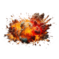 explosion fire . AI Generated png