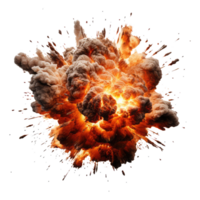 explosion fire . AI Generated png