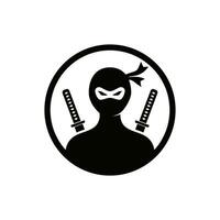 Adolescente ninja vector logo