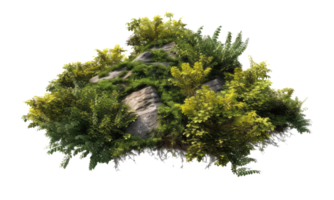 landscape mounding Bush . AI Generated png