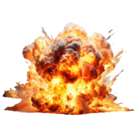 explosión fuego . ai generado png