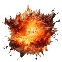 explosion fire . AI Generated png