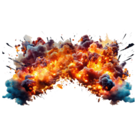 explosion fire . AI Generated png