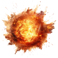 explosion fire . AI Generated png